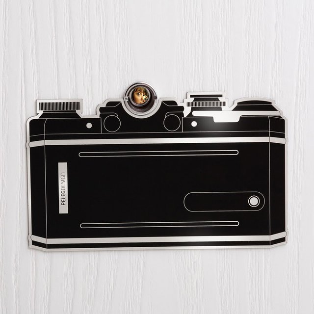 Door Peephole Camera Sticker