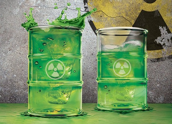 Polluted Drinking Glass