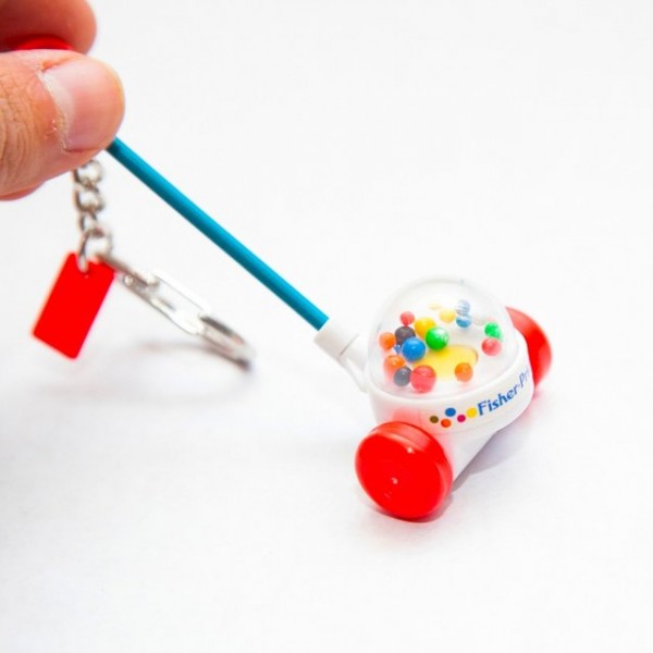 Corn Popper Toy Keychain