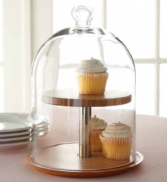 Two Tier Glass Dome