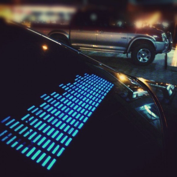Music Activated LED Equalizer Car Sticker