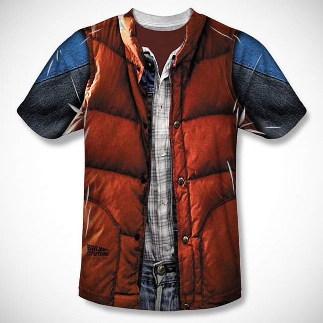 Back To The Future Marty McFly Vest T-Shirt