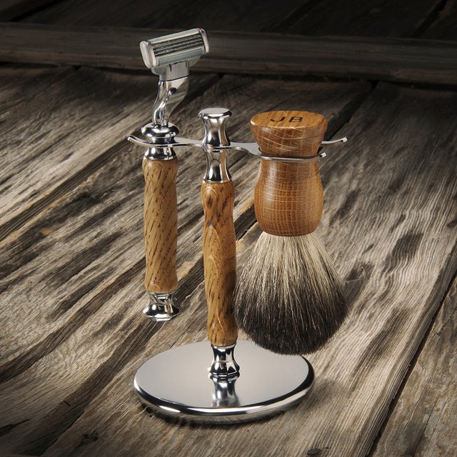 Whiskey Barrel Wood Shaving Kit