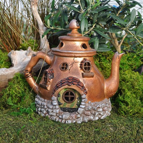 Miniature Fairy Garden Tea Pot House