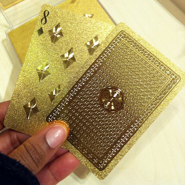 Gold Playing Cards