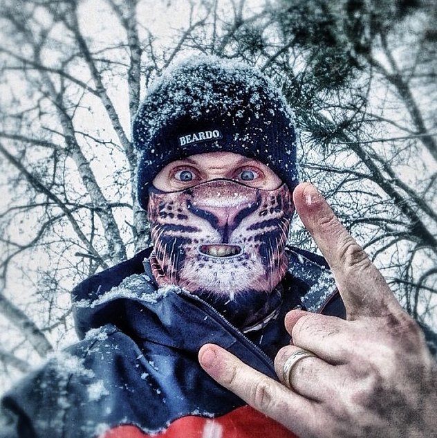 Leopard Ski Mask by Beardo