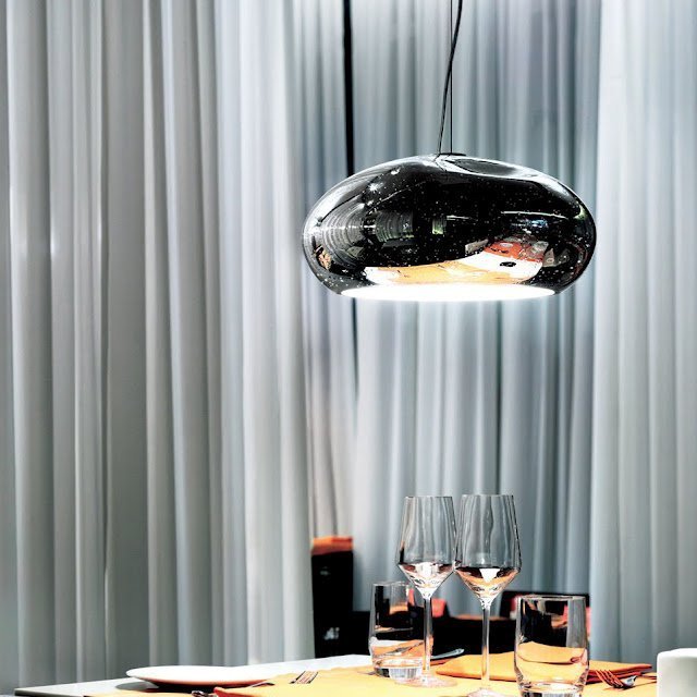 Mercure S Glass Pendant Lamp by Patrick Jouin