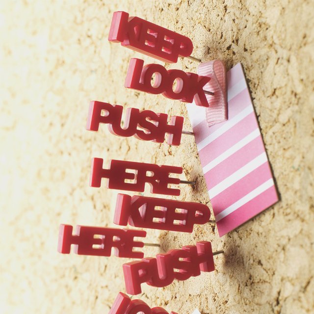 Tell Tale Push Pins