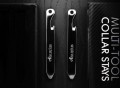 Titanium Multi-Tool Collar Stays by Exuvius