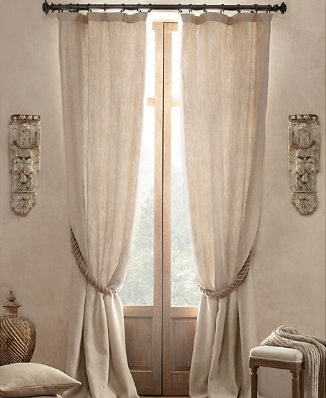 Belgian Textured Linen Drapery