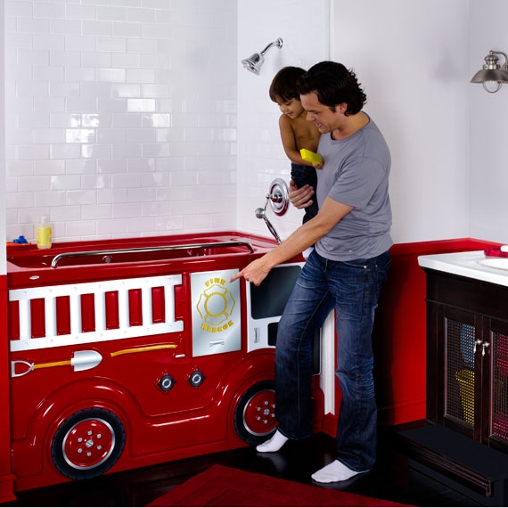 Fierce Fire Truck Design FunBath