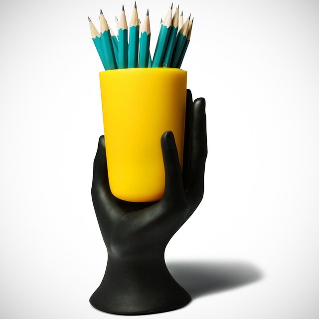 Hand Cup Pencil Holder