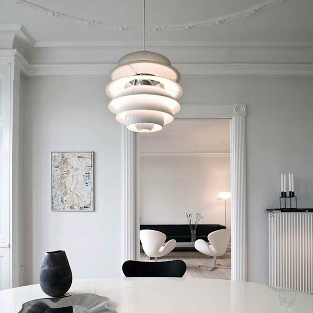 Louis Poulsen PH Snowball Pendant Lamp by Poul Henningsen