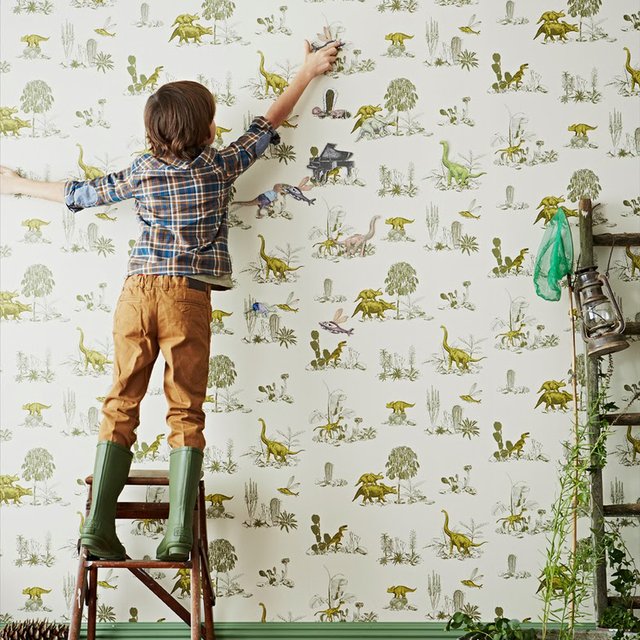 Magnetic Dino Wallpaper by Sian Zeng