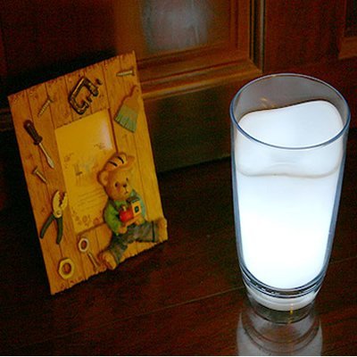 Milk Glass LED Night Light