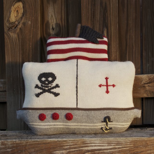 Pirate Ship Pillow