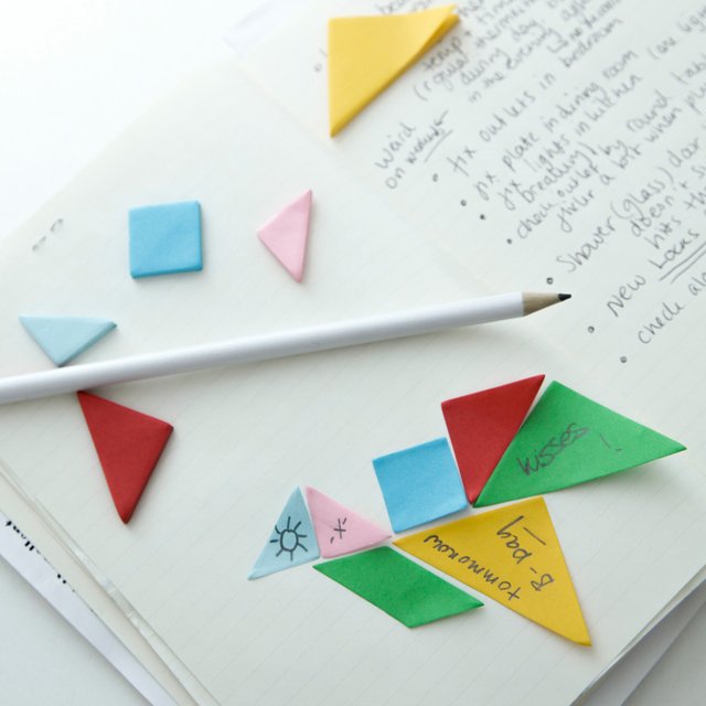 Tangram Sticky Notes