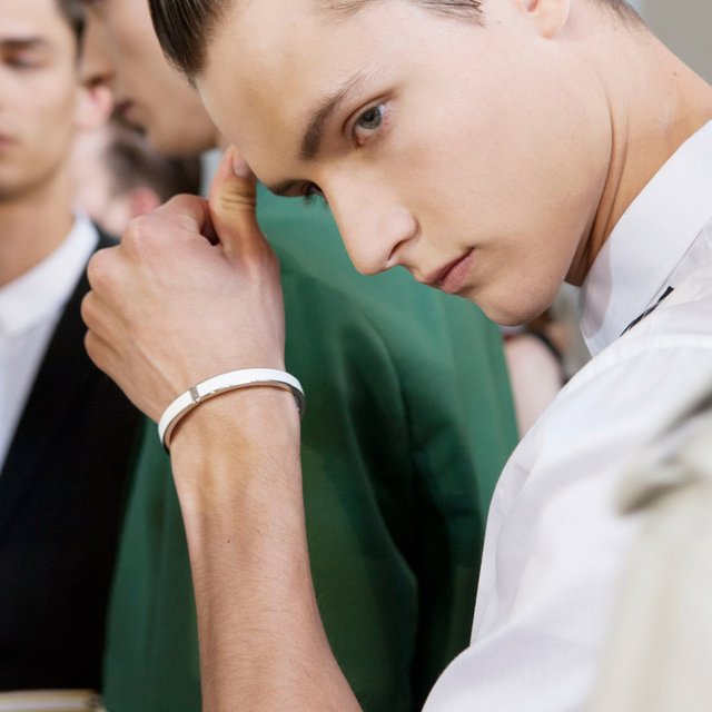 White Bracelet by Kris Van Assche