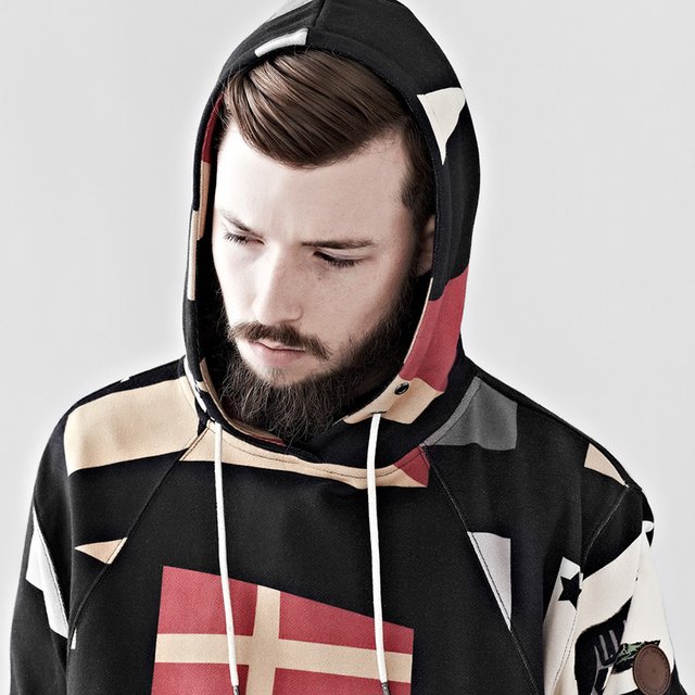 Big Flags Hooded Sweater by I Love Ugly