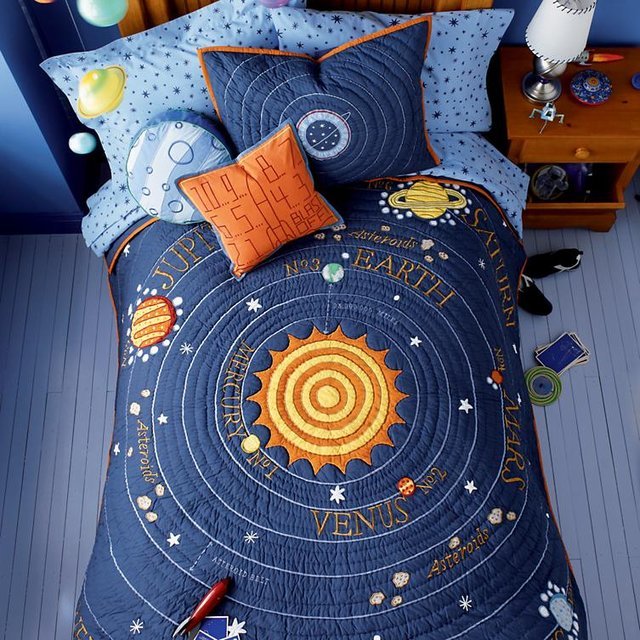 Blast Off Throw Pillow Cover