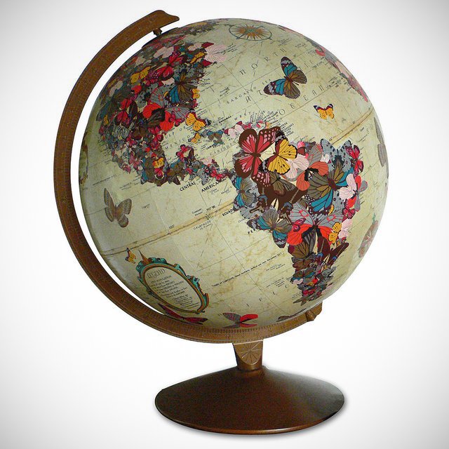 Butterfly globe