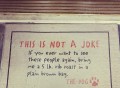 Dog’s Not A Joke Doormat