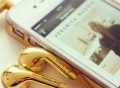 Gold Earbuds by Happy Plugs