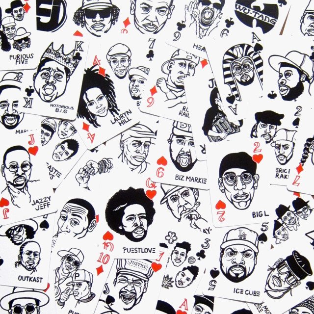 Hip-Hop Card Deck by Sayori Wada