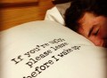 Please Leave Before I Wake Up Pillow