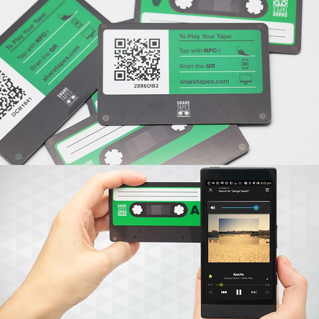 Sharetapes Playlist Cards