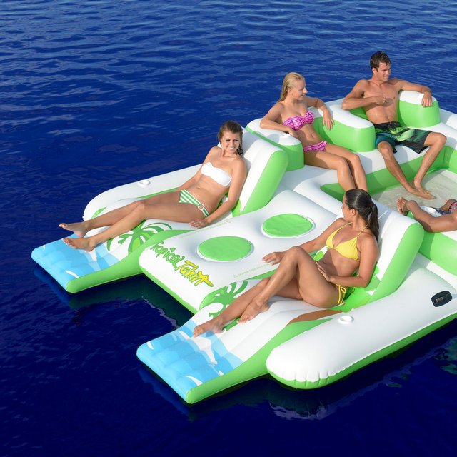 Tropical Tahiti Inflatable Floating Island