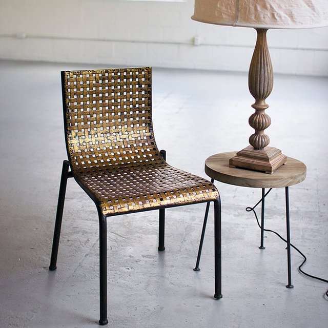 Woven Metal Chair