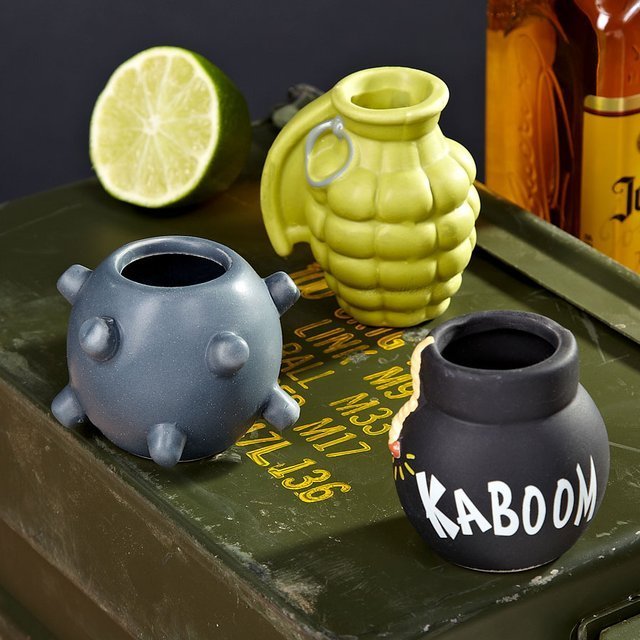 Bombs Away Shot Glass Set