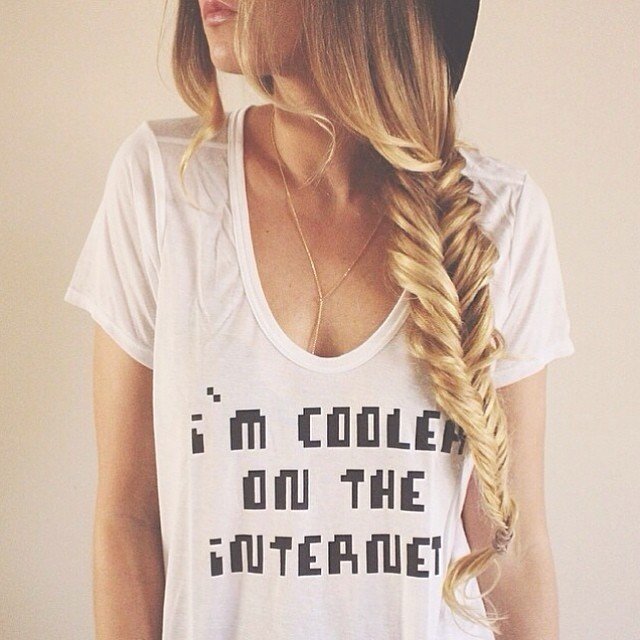 Cooler on the Internet Flowy Tee