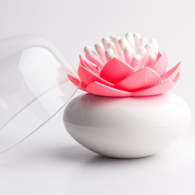Lotus Cotton Bud Holder by Qualy