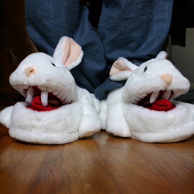 Monty Python Killer Rabbit Slippers