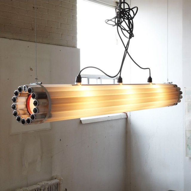 Recycled Tube Light by Castor