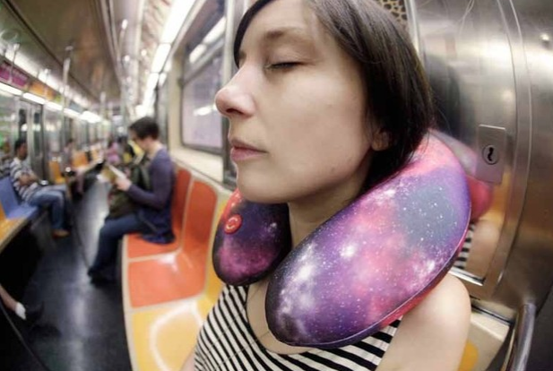 Space Vibrating Neck Pillow