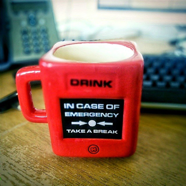 Take a Break Emergency Mug