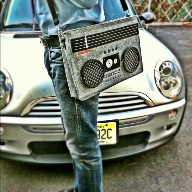 Classic 80′s Boombox Bag by GeekCook