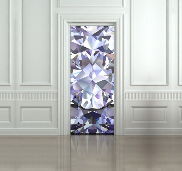 Diamond Door Decal