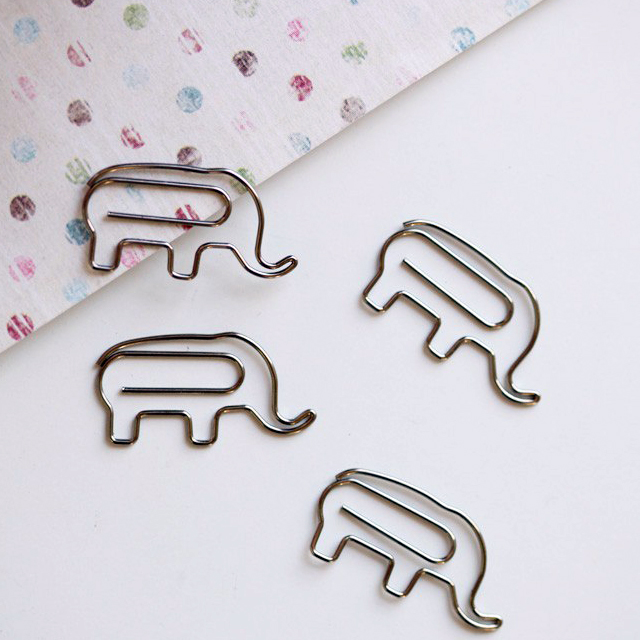 Elephant Paper Clips