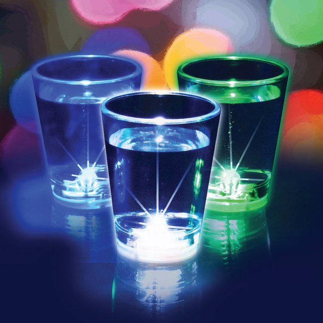 Flashing Shot Glasses