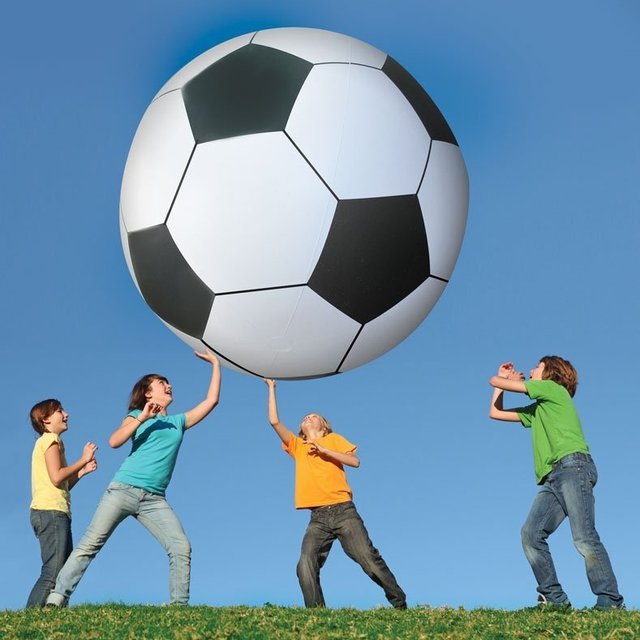 Gigantic 6′ Foot Tall Soccer Ball by Big Mouth Toys