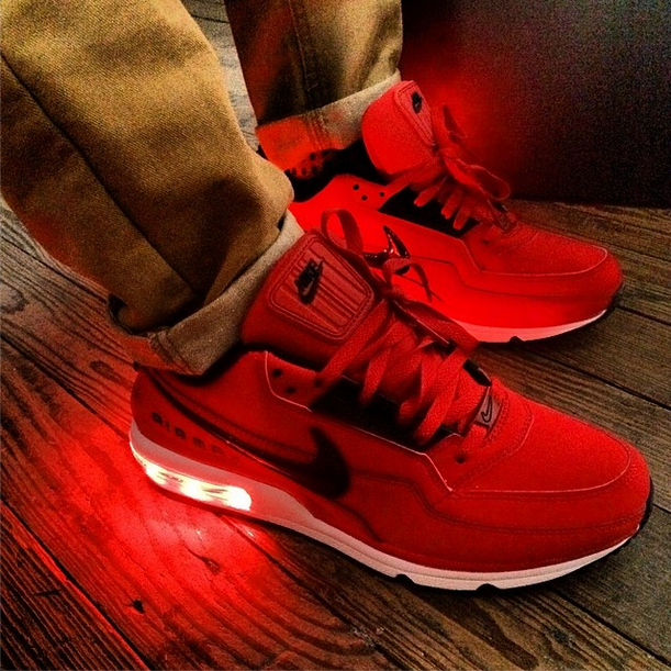 Light Up All Red Nike Air Max LTD