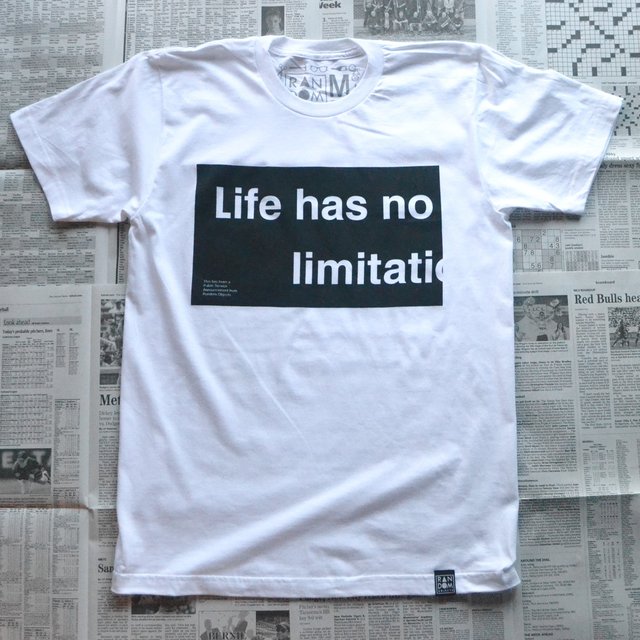 No Limitations T-Shirt by Random Objects