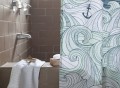 Odyssey Shower Curtain by Danica Studio