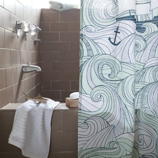 Odyssey Shower Curtain by Danica Studio