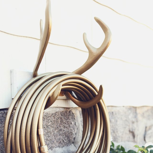 Reindeer Hose Wall Mount by Garden Glory