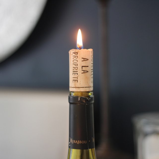 Cork Candles